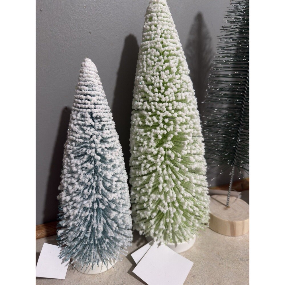 4 pcs Mini Christmas Trees Christmas Decor Artificial Brush Tree Decorations - Picture 2 of 16